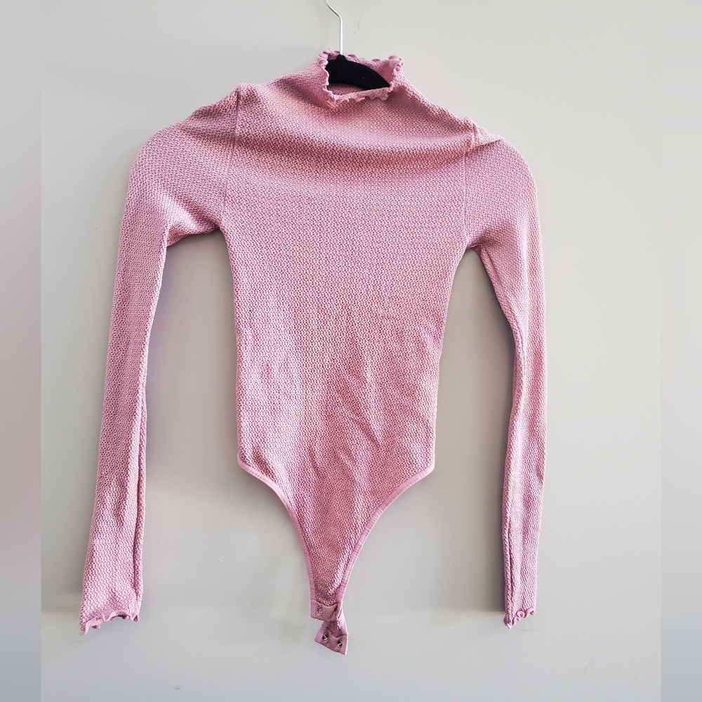 Free people Mara mockneck bodysuit. NWOT. Womens xs/s - Picture 3 of 6